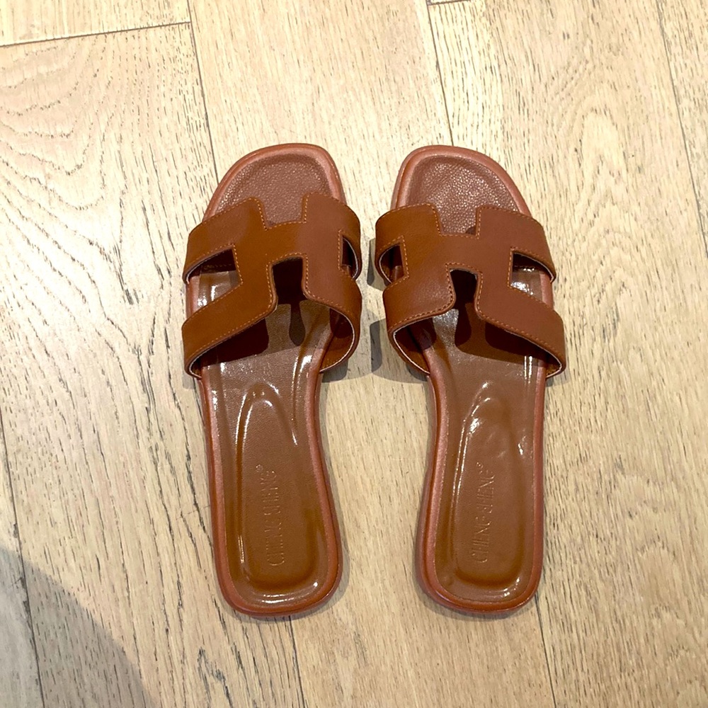 Brown leather Sandal